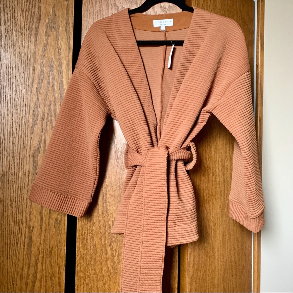 Madewell Texture & Thread Quilted Wrap Jacket
